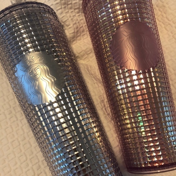 Starbucks Pink and Silver Disco Ball Tumbler - Picture 2 of 10